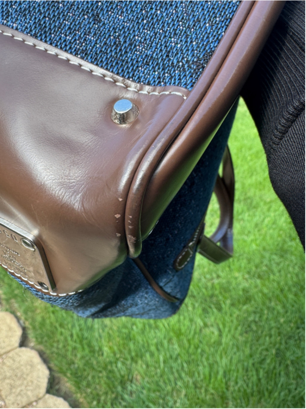 MCM Blingy Denim Mini Tote - Picture 10 of 14